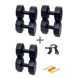Besinistanbul PS SPOR 3 ÇİFT DAMBIL SET 6 KG + 8 KG +10 KG + AYARLANABİLİR SAYAÇLI EL YAYI VE ATLAMA İPİ