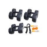 Besinistanbul PS SPOR 3 ÇİFT DAMBIL SET 6 KG + 8 KG + 10 KG + SAYAÇLI AYARLANABİLİR EL YAYI + SAYAÇLI ATLAMA İPİ- SİYAH