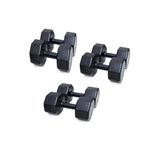 Besinistanbul Ps Spor 3 Çift Dambıl Set Sayaçlı Ayarlanabilir El Yayı 6 Kg 8 Kg 10 Kg SİYAH