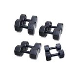 Besinistanbul PS SPOR 4 SET DAMBIL = 3 KG X 2 AD. 6 KG X 2 AD. 8 KG X 2 AD. 10 KG X 2 AD. SİYAH