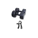 Besinistanbul PS SPOR 6 KG DAMBIL X 2 ADET = 12 KG + SAYAÇLI AYARLANABİLİR EL YAYI SİYAH