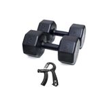 Besinistanbul PS SPOR 7 KG DAMBIL X 2 ADET = 14 KG + SAYAÇLI AYARLANABİLİR EL YAYI SİYAH