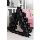 Besinistanbul PS SPOR STANDLI EV TİPİ DAMBIL SETİ ( 3 KG + 6 KG + 8 KG + 10 KG + STAND )