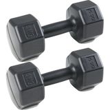 Besinistanbul Ps Sports Plastik Dambıl Setleri 2 x 4 kg Siyah Renkli Ağırlık ile Dayanıklı Kullanım