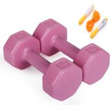 Besinistanbul Psspor 2 x 1 Pembe Renk Dambıl Set + Ayarlanabilir Atlama Ipi - 1 x 2 kg