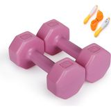Besinistanbul Psspor 2 x 2 Pembe Renk Dambıl Set + Ayarlanabilir Atlama Ipi - 2 x 2 kg