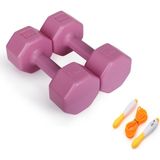 Besinistanbul Psspor 2 x 3 Pembe Renk Dambıl Set + Ayarlanabilir Atlama Ipi - 2 x 3 kg