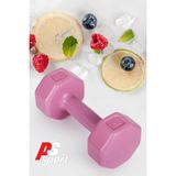 Besinistanbul Psspor Pembe Renk 2 Adet 1 kg Dambıl Seti Plastik Malzeme ile Ergonomik Tasarım - 2 x 1 kg