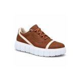 BESKAR BA0666 Taba Erkek Sneaker - Sıcak Taba Deri Saya Güçlü Zemin Tutan Kaymaz Tabanlı Günlük Spor Ayakkabı