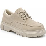 Beskar Bej Süet Erkek Ayakkabı - Premium Smart Casual Rahat Günlük Sneaker Kb X6