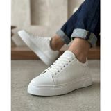 Beskar Blf 010 Erkek Sneaker Günlük Casual Spor Ayakkabı Beyaz - Altın