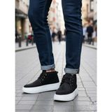 Beskar Signature BA0550 Içi Kürklü Bağcıklı Siyah Erkek Tarz Spor Bot