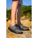 Beskar Signature KB-042 Bağcıklı Gri Siyah Taban Günlük Erkek Ayakkabı - R951-Gri