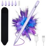 besky iPad 10. Nesil için Apple Kalem, iPad için Stylus Kalem (9/8/7/6) th Gen, iPad Pro Kalem Şarj Edilebilir, Palm Reddetme - 2018-2024 Tüm iPad'ler için 5 değiştirilebilir Kalem ucu ile Yüksek Hassasiyet