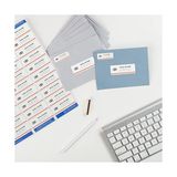 Beslemeli Kolay Soyulabilir Yazdırılabilir Adres Etiketleri, 1" x 2-5/8", Beyaz, 3.000 Boş Posta Etiketi (08460) - Option-1 - Ahşap