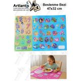 Beslenme Bezi Erkek Modeli Yıkanabilir 32X47 cm 1 Adet Beslenme Örtüsü Okul Öncesi Kreş Anasınıfı Ilkokul Için Ideal - Sarı