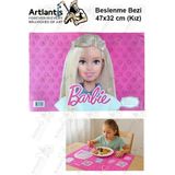Beslenme Bezi Kız Modeli Yıkanabilir 32X47 cm 1 Adet Beslenme Örtüsü Okul Öncesi Kreş Anasınıfı Ilkokul Için Ideal - Sarı