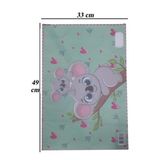 Beslenme Bezi Yıkanabilir 33x49 cm 1 Adet Koala Beslenme Örtüsü Okul Öncesi Kreş Anasınıfı İlkokul İçin İdeal