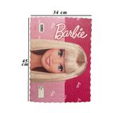 Beslenme Bezi Yıkanabilir 34x45 cm Barbie 1 Adet Beslenme Örtüsü Okul Öncesi Kreş Anasınıfı İlkokul İçin İdeal
