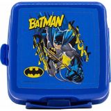 Beslenme Kutusu 4 Bölmeli Batman Mavi Renk Erkek Figürlü 1 Adet Yemek Saklama Kabı Beslenme Çantası