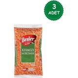 Besler Mutfak Kırmızı Mercimek 1 Kg X 3 Adet