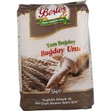 Beşler Tam Buğday Unu 5 kg Sağlıklı Ekmek ve Hamur İşleri İçin Özel Un Türü