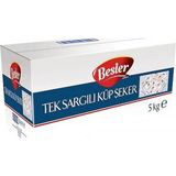 Besler Tek Sargılı Küp Şeker 5 kg
