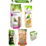 Beşli Set: Muhabbet Yemi 1 Kg + Ballı Kraker + Kalamar Kemiği + Yulaf Tohumu + Gaga Taşı