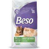 BESO Yetişkin Kedi Maması Tavuk & Kuzu Yüksek Proteinli Kuru Kedi Maması Sindirim Destekli Omega 3 & 6 Premium Küçük Paket Uygun Fiyatlı (2 KG)