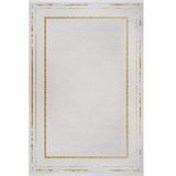 Bespoky 160x230 cm Krem Yıkanabilir Halı | Salon Yatak Odası Halısı | Leke Tutmayan, Kaymaz | SCALA-SC004A - 160 x 230 cm