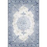 Bespoky 300x500 cm Mavi Yıkanabilir Halı | Salon Yatak Odası Halısı | Leke Tutmayan, Kaymaz | GM_MATİSSE-11329M - 300 x 500 cm