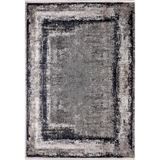 BESPOKY Liski Antrasit Modern, Pamuk Polyester Parça Halı, Makinede Yıkanabilir Halı, Kaymaz Halı, Oturma Odası, Yatak Odası, Kreş, Koridor, Halı, İç Mekan Dış Mekan Halısı, Türk Halısı, Tatil Satılık