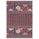 BESPOKY Tuchow Brown Modern, Pamuklu Polyester Parça Halı, Makinede Yıkanabilir Halı, Kaymaz Halı, Oturma Odası, Yatak Odası, Çocuk Odası, Koridor, Koridor, Kilim, İç Mekan Dış Mekan Halısı