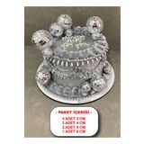 BESSE HOME DİSKO TOPU PASTA SÜSÜ SET 3
