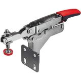 Bessey STC-HA20 Yatay Otomatik Ayarlama Geçiş Yüz Montaj Nikel Kaplama Kelepçe Dikey Flanş, Gümüş