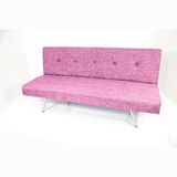 Best 3Lü Ofis Koltuğu Yataklı - Pembe