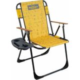 Best Choıce Kamp ve Plaj Sandalyesi Katlanır Bardak Aparatlı Turuncu - 6456 Ecorce Tube Marron - Polyester