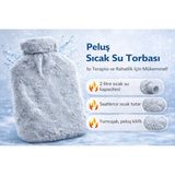 Best Choice Sıcak Su Torbası Peluş Kılıflı 2 Litre Gri