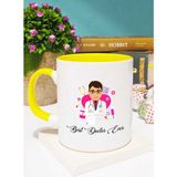 Best Doctor Ever Erkek Doktora Hediye Kupa Bardak Sarı - 1 Adet - 300 ml
