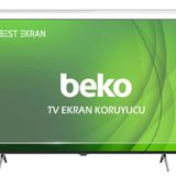 Best Ekran Beko 55 İnç 140 Ekran Tak Çıkar Şeffaf Askı İpli Tv Ekran Koruyucu