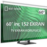 Best Ekran Beko 60 İnç 152 Ekran Tak Çıkar Şeffaf Askı İpli Tv Ekran Koruyucu