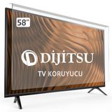 Best Ekran Dijitsu 58 İnç 146 Ekran Tak Çıkar Şeffaf Askı İpli Tv Ekran Koruyucu Paneli