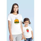 Best Friends Anne Kız & Oğul tişört (TEK ÜRÜN FİYATIDIR KOMBİN YAPMAK İÇİN 2 ADET SEPETE EKLEYİNİZ)