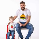 Best Friends Baba Oğul Kız Tişört (Tekli Üründür Kombin Yapmak Için 2 Adet Sepete Ekleyiniz) - 6 - 9 Ay - Beyaz