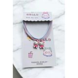 Best Friends Hello Kitty Kolye - 2'Li Çift Kolye Seti - Arkadaşlık Kolyesi