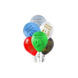 Best Gift 6 Adet Hoş Geldin Ramazan Baskılı Balon 12 İnch Karışık Renkli
