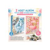 best hediye 400’lük Kutulu Erkek ve Kız Bebek Fotoğraf Albümleri - 10x15cm