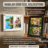 Best Hediye Akrilik Ikili Fotoğraf Çerçevesi - 13X18CM-BASKILAR Dahil - Siyah
