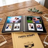 Best Hediye Sarı Yapışkanlı Fotoğraf Makinesi Temalı Fotoğraf Albümü 24 x 24 cm Mukavva