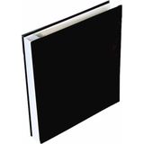 best hediye Siyah Yapışkanlı Deri Fotoğraf Albümü - 21.5 x 23.5 cm
